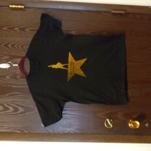 Hamilton black and gold t-shirt large. 100% cotton